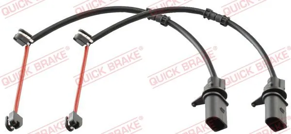 Warning Contact, brake pad wear